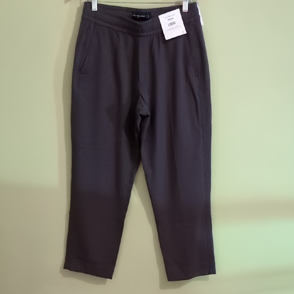 Abercrombie & Fitch Men's Charcoal Joggers